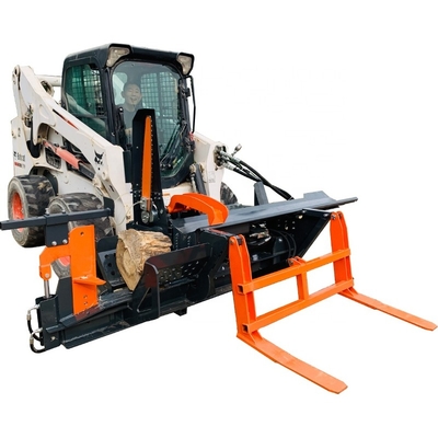 Home Use Wood Processor Attachment For Skid Steer Loader / Commercial Wood Processor