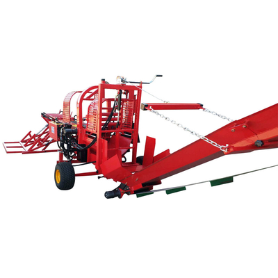 Firewood splitter 12HP 32 ton diesel automatic firewood processor diesel log splitter 32 ton log wood processor diesel wood fire wood chipper