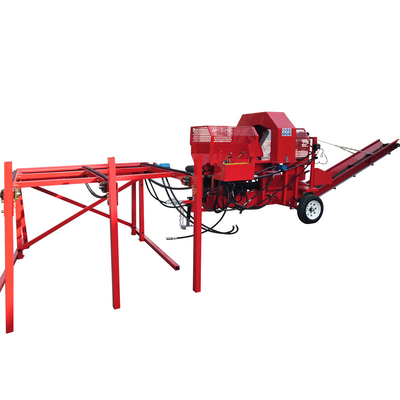 Firewood Splitting 27hp 35 Ton Automatic Gasoline Firewood Processor EPA Approved Gasoline Log Splitter Forestry Machinery Firewood Cutting Machine