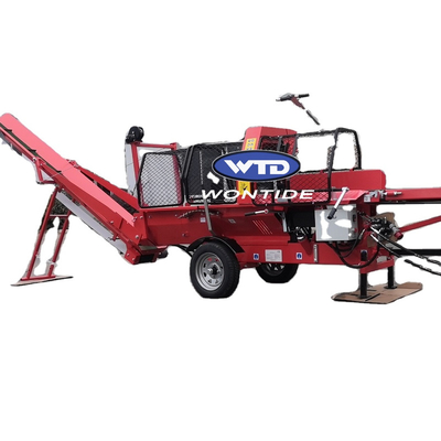 Farms Wontide 12 Ton Electric Hydraulic Feeding Firewood Processor Wood Processor