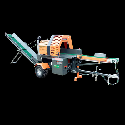 Farms Firewood Processor With Saw Hydraulic Control Hand Not Pulling Type