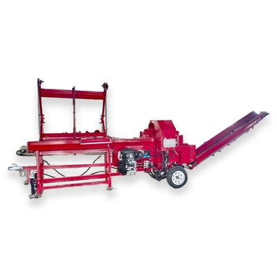 Machinery Repair Shops High Efficiency Circular Saw 50T Firewood Processor Log Splitter With Chain Table