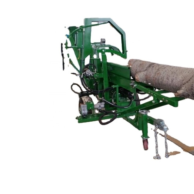 Building Material Shops PTO Firewood Processor Log Splitter Hydraulic Working With Tractor